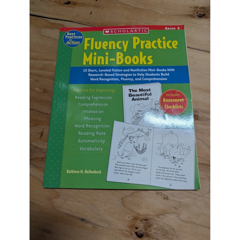 Scholastic Fluency Practice Mini-Books Grade 2 Green Excellent Reading Resource